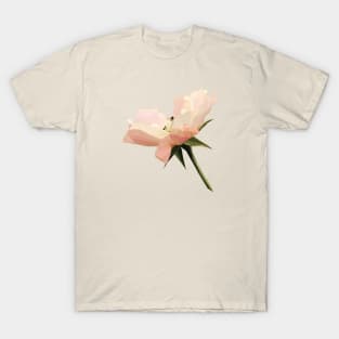 Low Poly Pink Rose T-Shirt